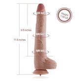 HiSmith 11.8 Inch Silicone Dildo – Extra Length Silicone Dildo Sex Machine Attachments
